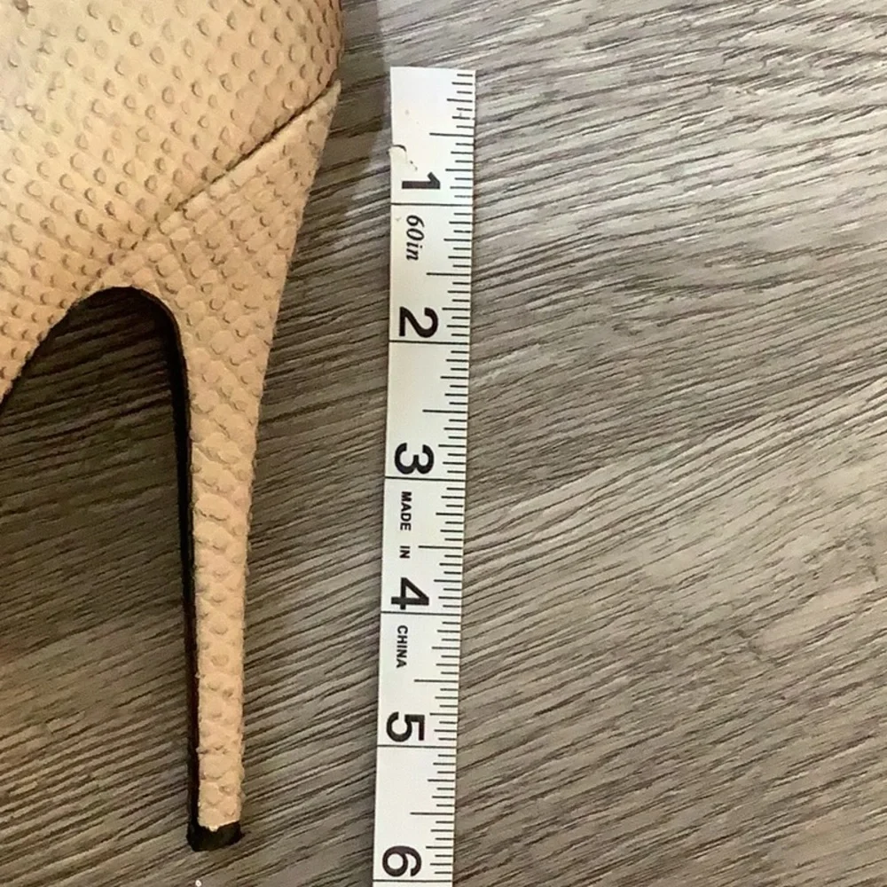Fergie Tan Close Toe Shoes